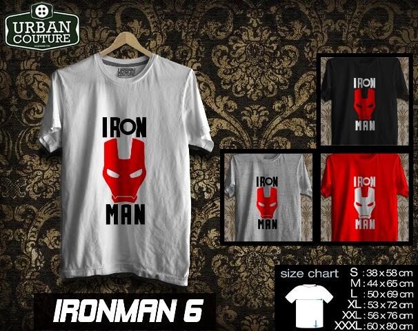 T-SHIRT KAOS DISRO SUPERHEROES (X-MAN SUPERMAN SPIDERMAN BATMAN IRONMAN ) READY STOCK