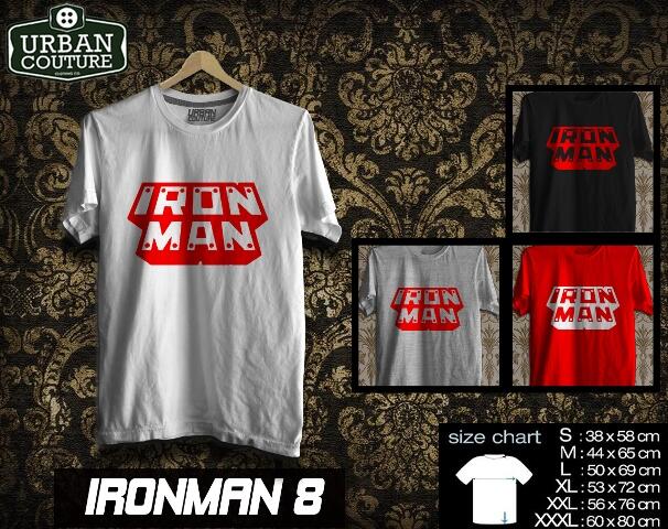 T-SHIRT KAOS DISRO SUPERHEROES (X-MAN SUPERMAN SPIDERMAN BATMAN IRONMAN ) READY STOCK