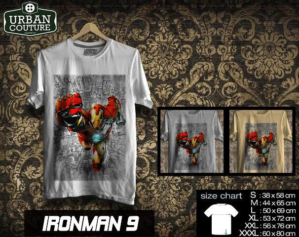 T-SHIRT KAOS DISRO SUPERHEROES (X-MAN SUPERMAN SPIDERMAN BATMAN IRONMAN ) READY STOCK