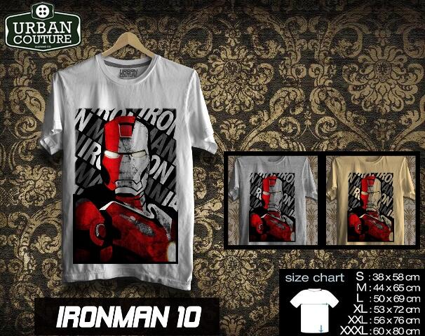T-SHIRT KAOS DISRO SUPERHEROES (X-MAN SUPERMAN SPIDERMAN BATMAN IRONMAN ) READY STOCK