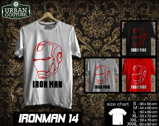 T-SHIRT KAOS DISRO SUPERHEROES (X-MAN SUPERMAN SPIDERMAN BATMAN IRONMAN ) READY STOCK