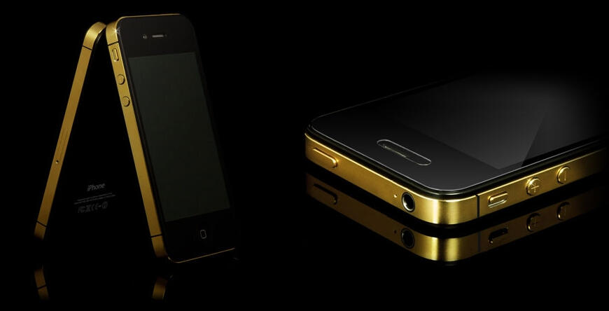 Terjual BEZEL FRAME CASING GOLD / EMAS iPHONE 4 & 4S 