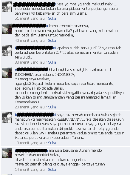 Apa salah membela Bung Karno?minta pendapatnya gan !