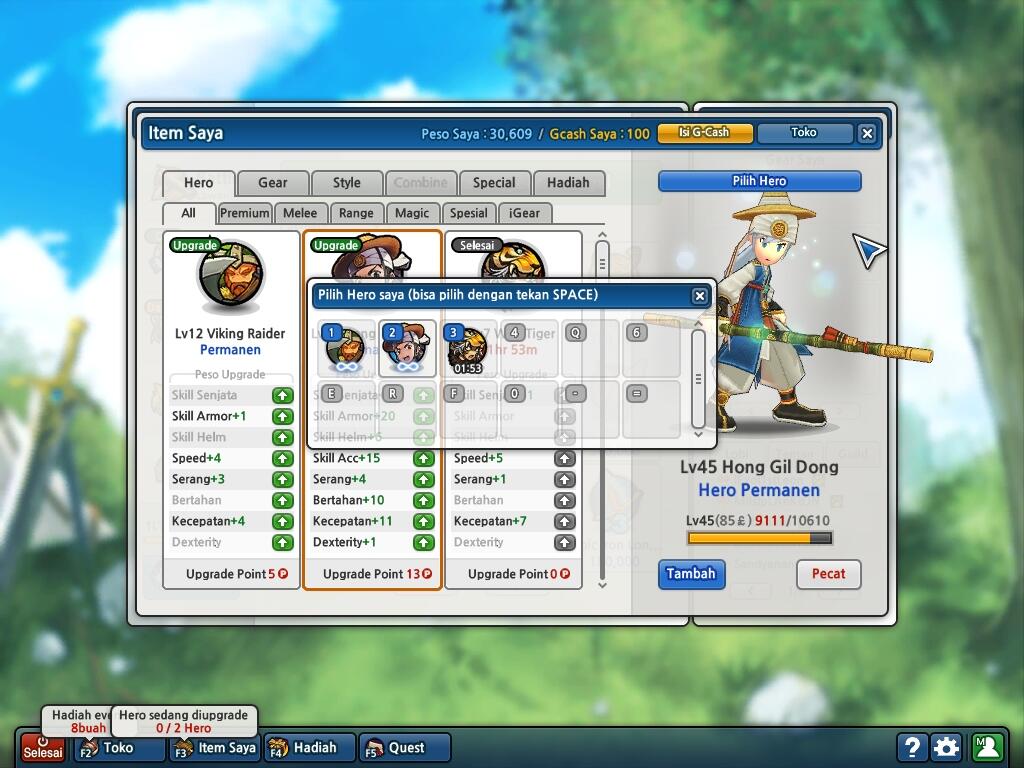 J> Lost Saga d2 petik 4 gear dewa