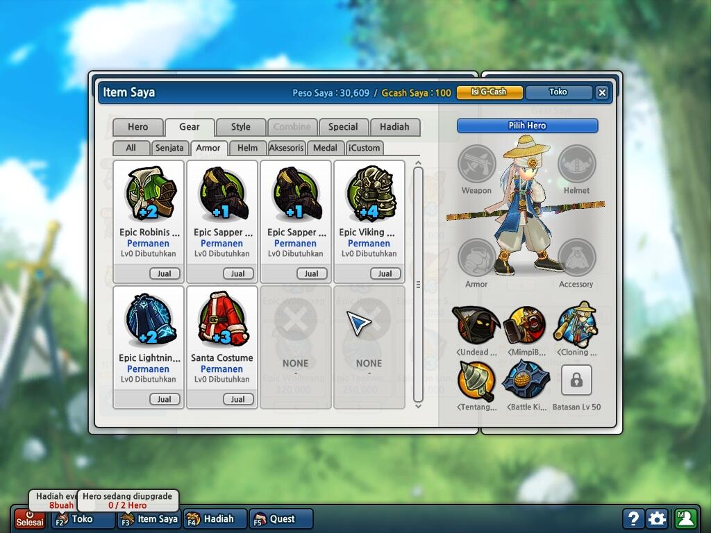 J> Lost Saga d2 petik 4 gear dewa