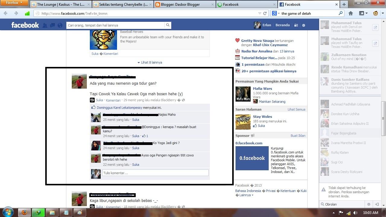 ABABIL VS MAHO DI FACEBOOK (MIRIS GAN)