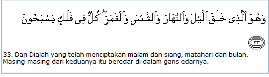 BIG BANG DAN HELIOSENTRIS DALAM AL-QURAN