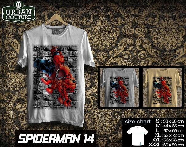 T-SHIRT KAOS DISRO SUPERHEROES (X-MAN SUPERMAN SPIDERMAN BATMAN IRONMAN ) READY STOCK