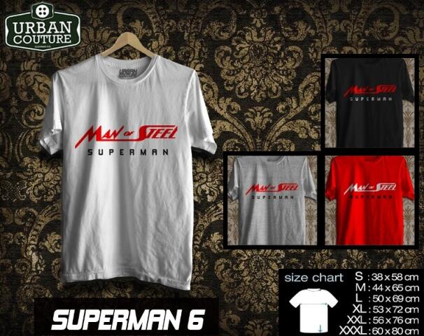 T-SHIRT KAOS DISRO SUPERHEROES (X-MAN SUPERMAN SPIDERMAN BATMAN IRONMAN ) READY STOCK