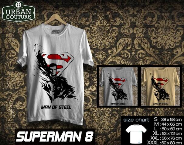 T-SHIRT KAOS DISRO SUPERHEROES (X-MAN SUPERMAN SPIDERMAN BATMAN IRONMAN ) READY STOCK
