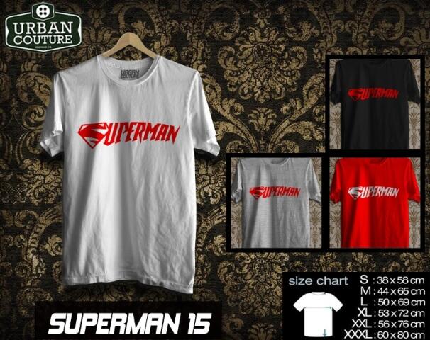T-SHIRT KAOS DISRO SUPERHEROES (X-MAN SUPERMAN SPIDERMAN BATMAN IRONMAN ) READY STOCK