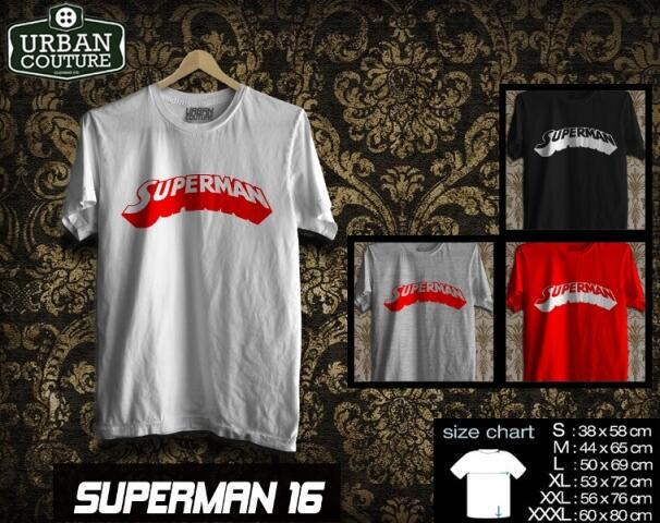 T-SHIRT KAOS DISRO SUPERHEROES (X-MAN SUPERMAN SPIDERMAN BATMAN IRONMAN ) READY STOCK