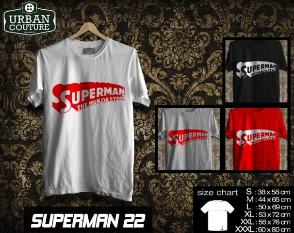 T-SHIRT KAOS DISRO SUPERHEROES (X-MAN SUPERMAN SPIDERMAN BATMAN IRONMAN ) READY STOCK