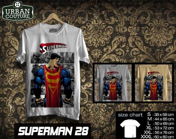 T-SHIRT KAOS DISRO SUPERHEROES (X-MAN SUPERMAN SPIDERMAN BATMAN IRONMAN ) READY STOCK