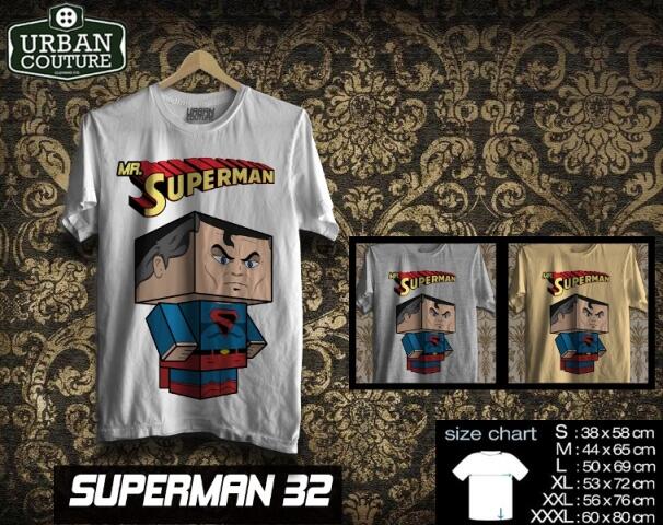 T-SHIRT KAOS DISRO SUPERHEROES (X-MAN SUPERMAN SPIDERMAN BATMAN IRONMAN ) READY STOCK