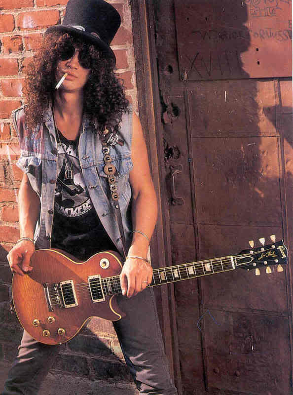 kumpulan Foto foto Om Slash (Guns and roses) Vintage and Now