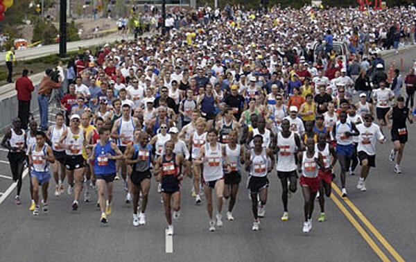 Sejarah olah raga lari marathon