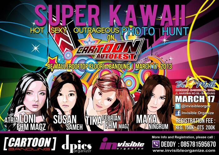 &#91;DPICS BANDUNG&#93;SUPER KAWAII, BE Mall Bandung,17 Maret 2013,Atria Loni, Tika Dyah dll