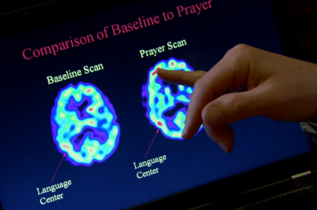 {Hasil penelitian terbaru} kerja otak lebih aktif saat seseorang berdoa atau sholat