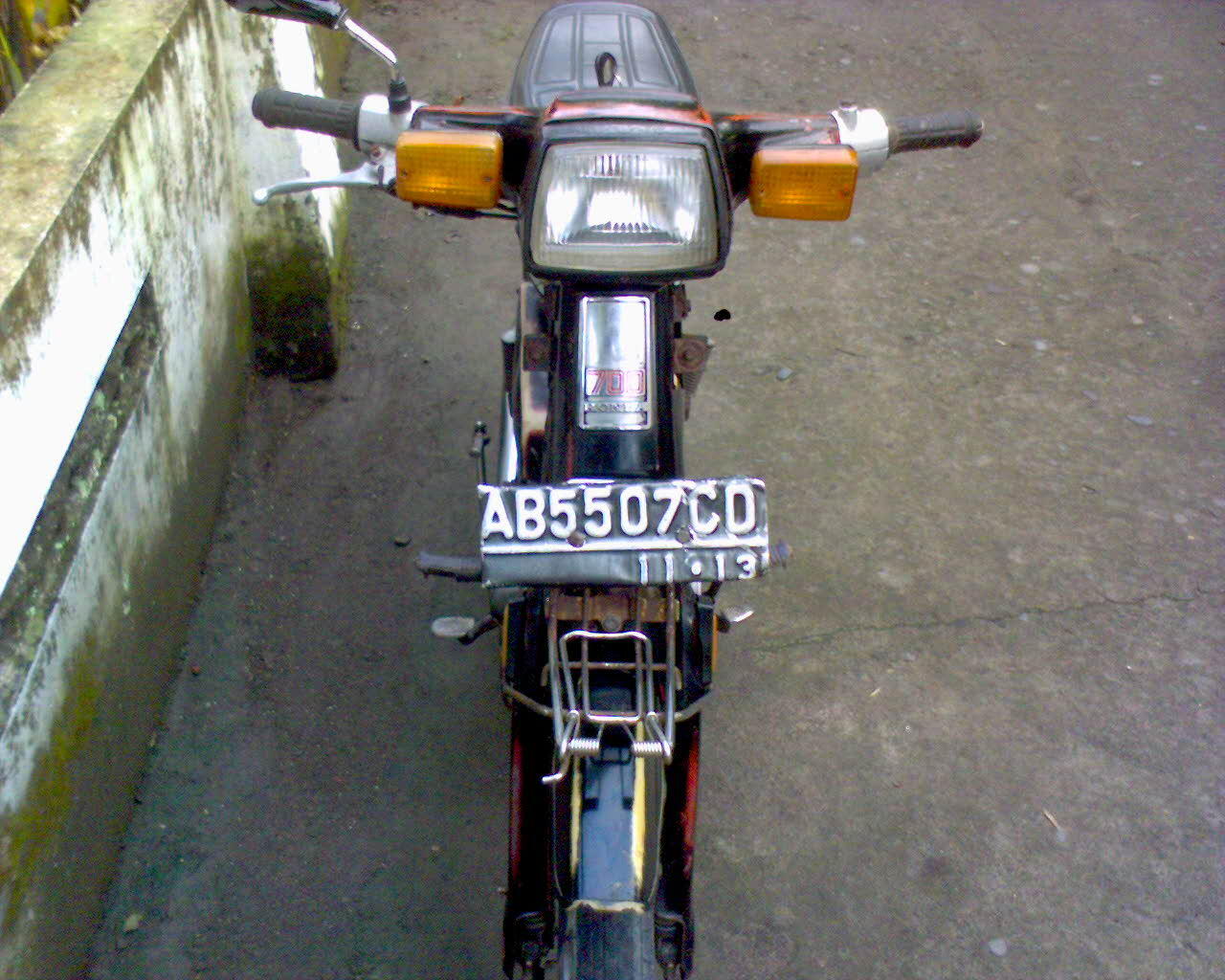 Terjual Honda C70  Super Cup Engkel Orisinil Plat AB Tahun 