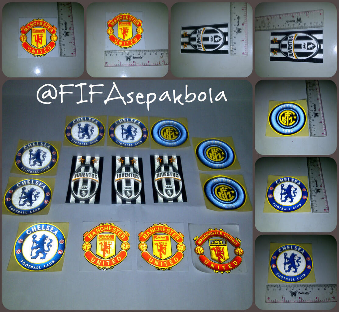 Sticker klub sepak bola murah gan !!