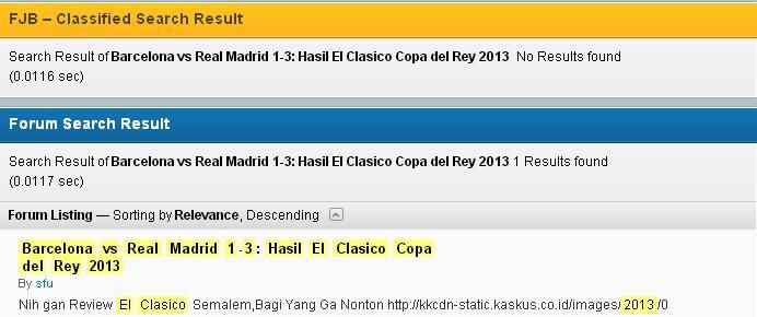 Barcelona vs Real Madrid 1-3: Hasil El Clasico Copa del Rey 2013