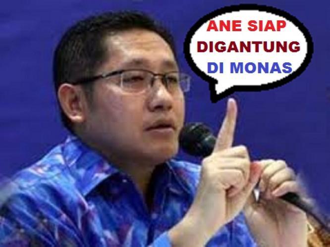 Anas Di Gantung di Monas gan &#91;janji adalah hutang&#93;
