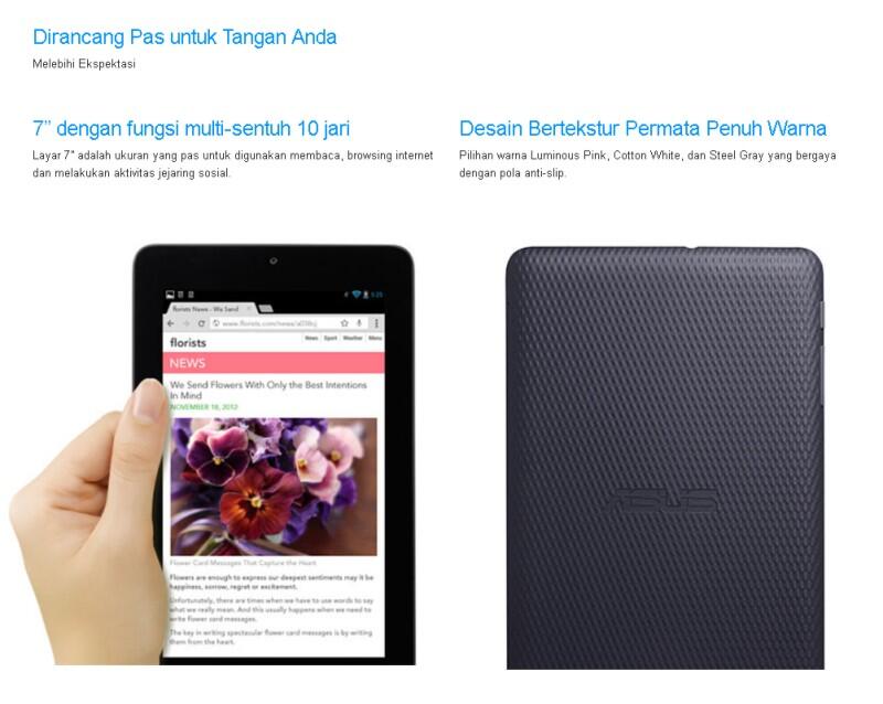 ASUS MEMOPAD ME 172