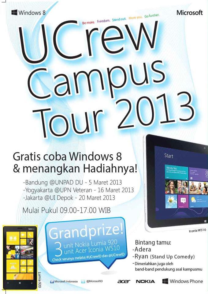 Microsoft bagi gadget keren gratis gan (gak ikutan rugi)