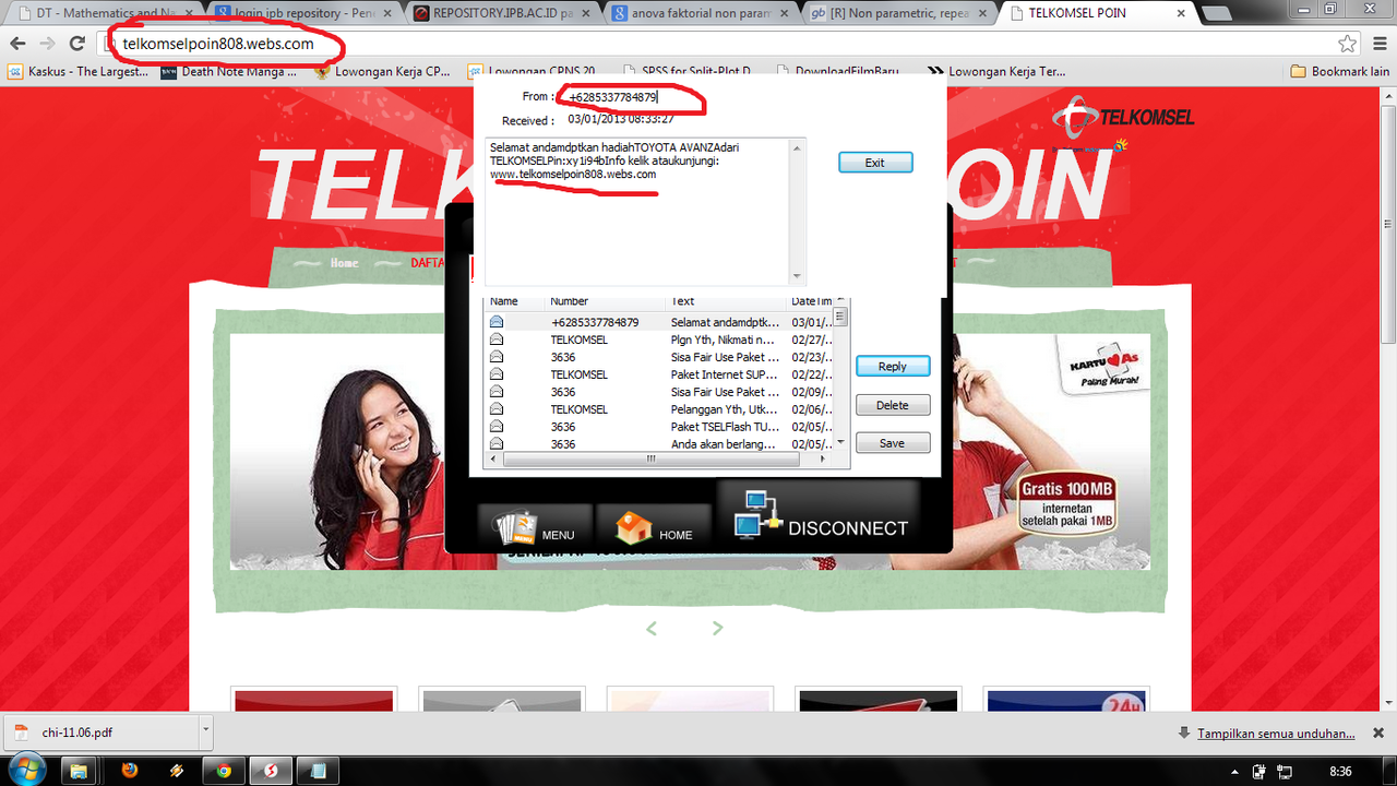 &#91;WARNING...!!!&#93; HATI2 PENIPUAN MENGATASNAMANAKAN TELKOMSEL POIN