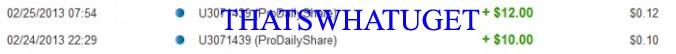 &#91;thatswhatuget&#93; ProDailyShare,3%/day, min $1/position &amp; WD $1,RCB 100%..!!