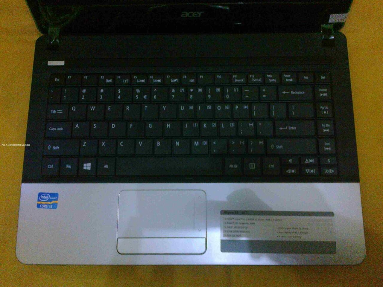 LAPTOP ACER E1-471, CORE I3, KONDISI EXCELLENT