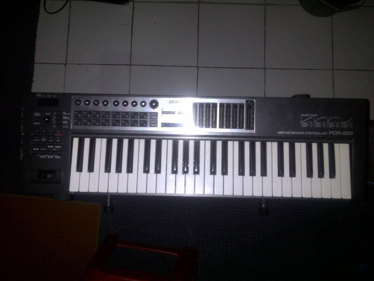keyboard control roland edirol pcr 500