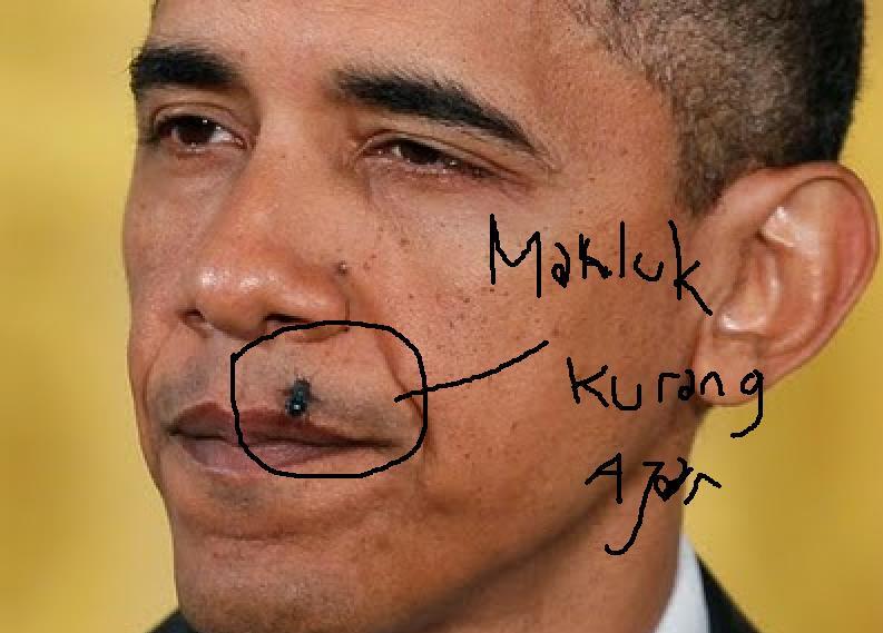 mahkluk ini tidak punya sopan santun !!