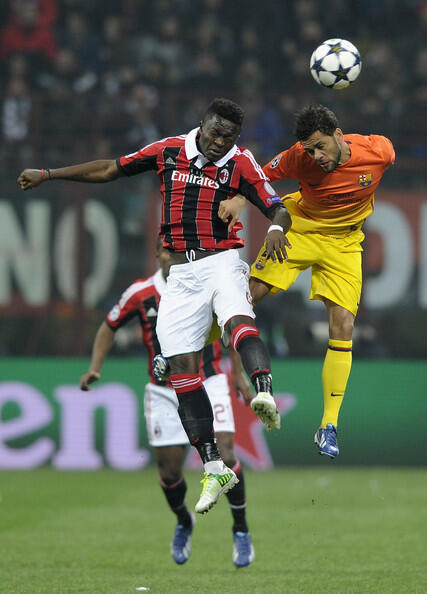 Foto - Foto Match AC Milan 2 - 0 Barcelona | UCL 16 Besar | 1st Leg