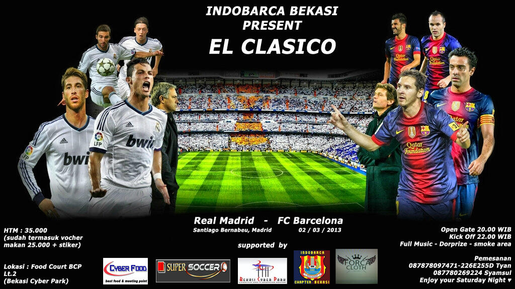 Nonton bareng #ELCLASICO 2/3/13 - Indobarca Bekasi