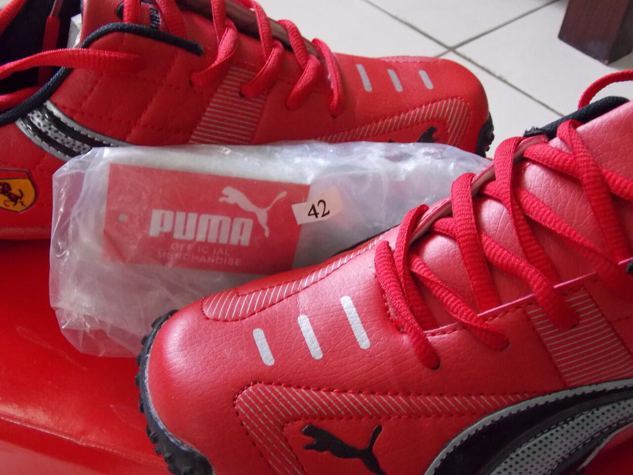 puma red ferari