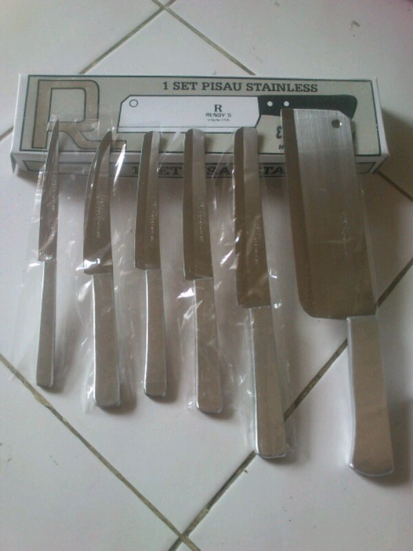 Pisau Dapur 6pcs/Set Murah Tajam Berkualitas