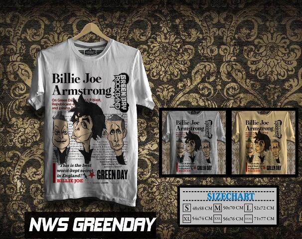 KAOS DISTRO ROCK BAND SERIES (OASIS,BLINK 182, KISS,COLDPLAY, BEATLES, MAROON 5, ETC)