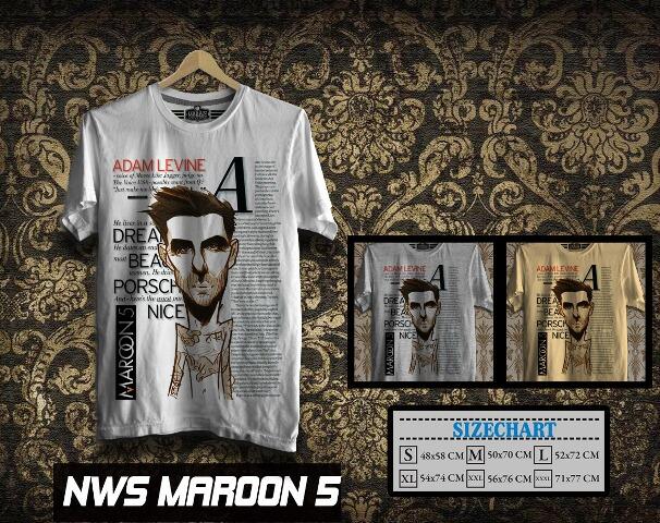 KAOS DISTRO ROCK BAND SERIES (OASIS,BLINK 182, KISS,COLDPLAY, BEATLES, MAROON 5, ETC)