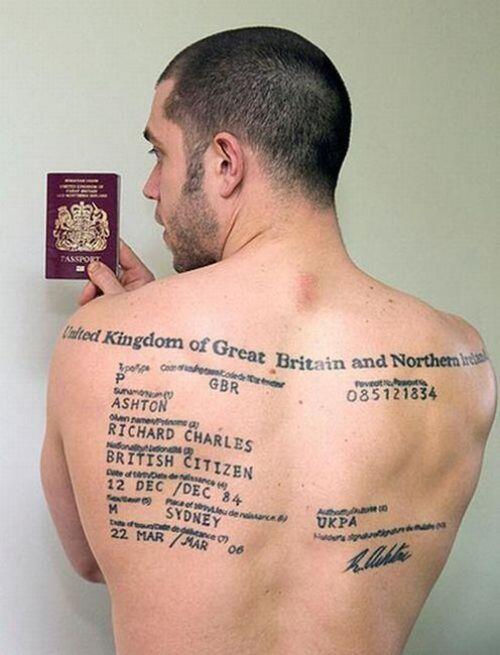 Passport orang terkenal