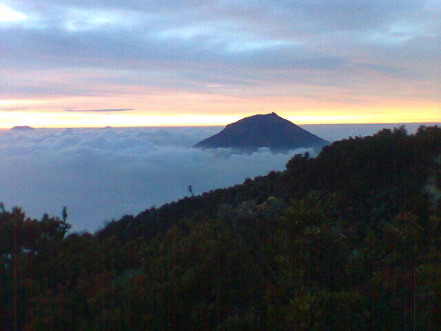 Panorama Puncak Gunung Sindoro