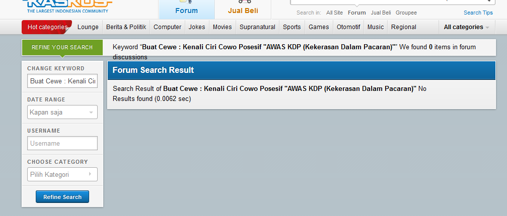 Buat Cewe : Kenali Ciri Cowo Posesif &quot;Awas KDP (Kekerasan Dalam Pacaran)&quot;