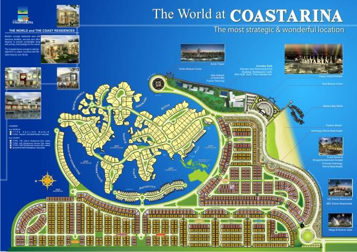 Coastarina, Palm Island ala Indonesia . Palm Island Terbesar Didunia