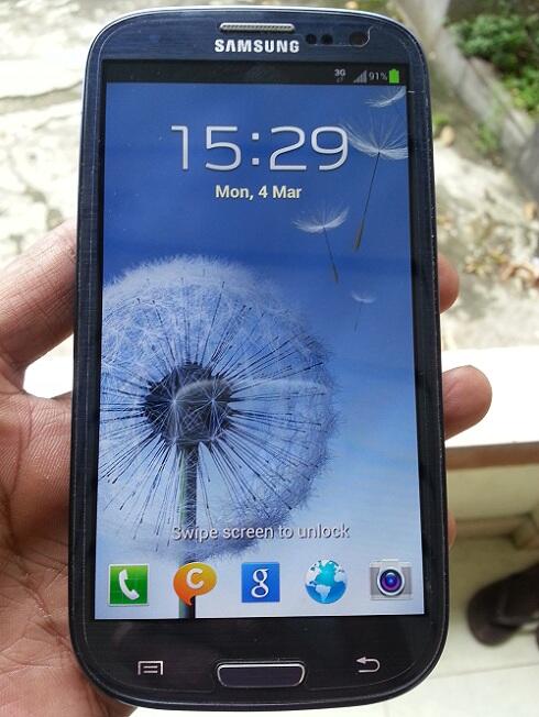 Samsung Galaxy S3/SIII I9300 Blue Lengkap Garansi Resmi SEIN Agustus 2013 97% Mulus