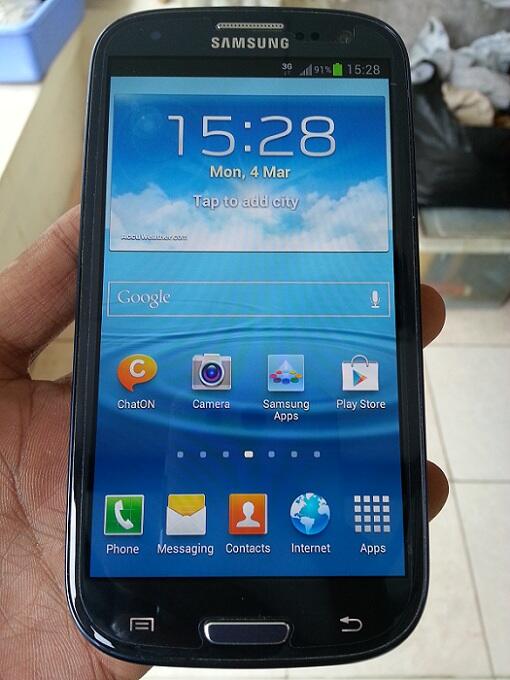 Samsung Galaxy S3/SIII I9300 Blue Lengkap Garansi Resmi SEIN Agustus 2013 97% Mulus