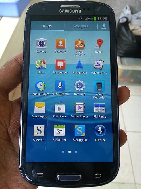 Samsung Galaxy S3/SIII I9300 Blue Lengkap Garansi Resmi SEIN Agustus 2013 97% Mulus