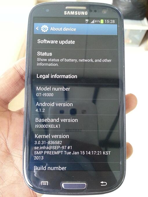 Samsung Galaxy S3/SIII I9300 Blue Lengkap Garansi Resmi SEIN Agustus 2013 97% Mulus