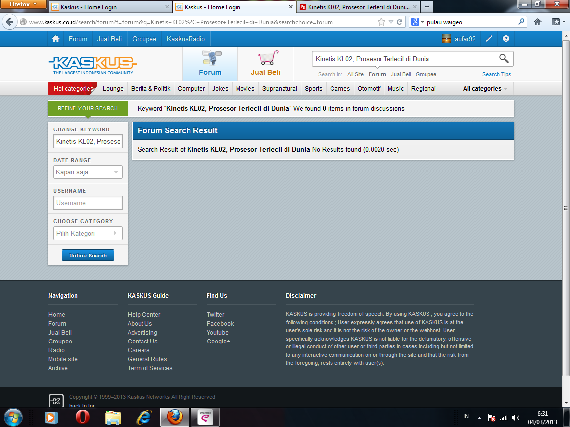 Kinetis KL02, Prosesor Terkecil di Dunia