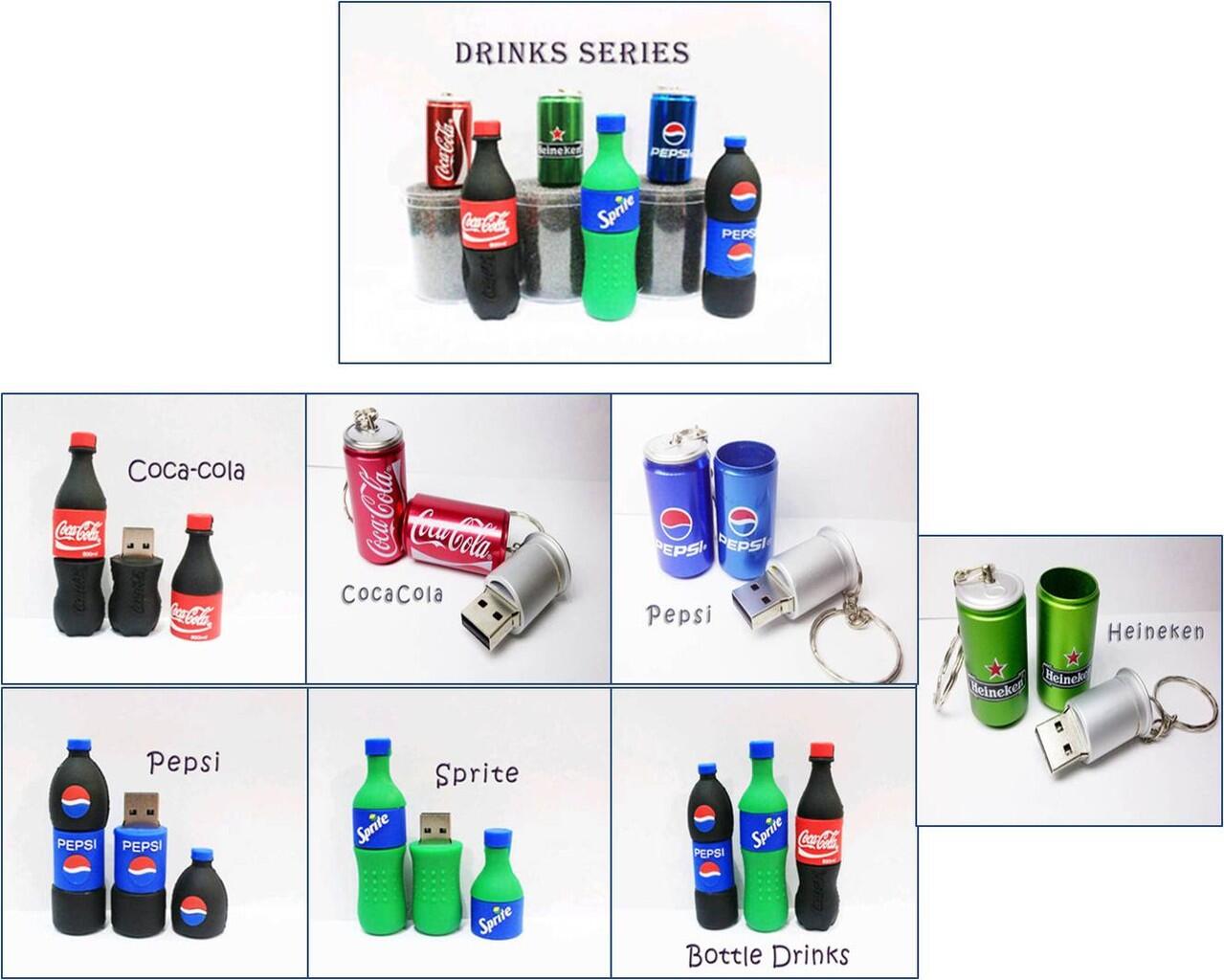 Terjual FLASHDISK 3D (Foods, Drinks, Heroes, Soccers 
